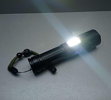 Мощный ручной фонарик, оснащенный 20-ваттной лампочкой, излучающей свет 1300 люм. . фото 8