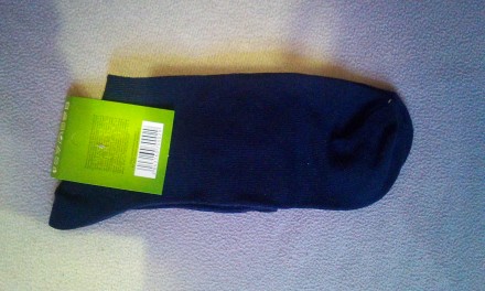      Шкарпетки чоловічі Amigо темно-сині однотонні, розмір 29 (44. . фото 5