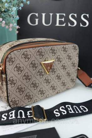 Женская сумка Guess ? Выполнена из качественной кожи, украшена фирменным логотип. . фото 6