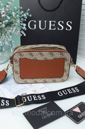Женская сумка Guess ? Выполнена из качественной кожи, украшена фирменным логотип. . фото 8