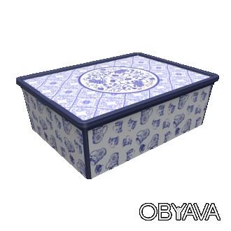 Краткое описание:
Контейнер для хранения с крышкой Qutu Trend Box PorcelainОбъём. . фото 1
