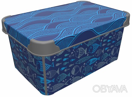 Краткое описание:
Коробка з кришкою QUTU STYLE BOX OCEAN LIFE 5 л. Об'єм: 5 л. Р. . фото 1