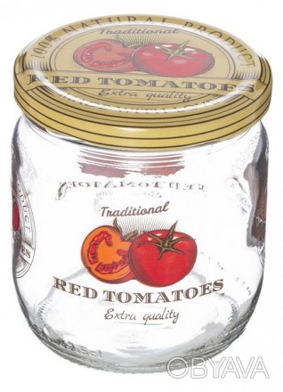 Короткий опис:
Банка HEREVIN Decorated Jar-Tomato. Об'єм: 0.425 л. Матеріал: скл. . фото 1