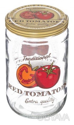 Краткое описание:
Банка HEREVIN Decorated Jar-Tomato. Об'єм: 0.66 л. Матеріал: с. . фото 1