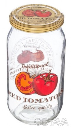 Краткое описание:
Банка Decorated Jar-Tomato. Об'єм: 1 л. Матеріал: скло, матері. . фото 1