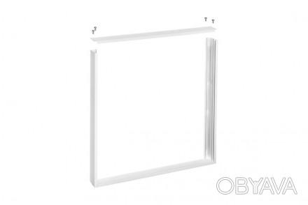 Накладна рамка для монтажа LED панелі 5 x 60.5 x 60.5 cм. . фото 1