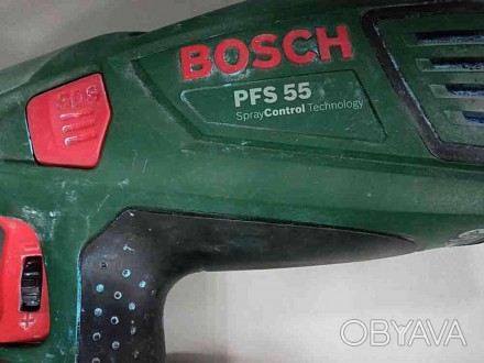 Краскопульт BOSCH PFS55 предназначен для ручной покраски распылением небольших и. . фото 1