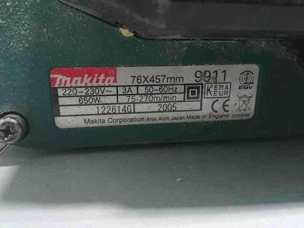 Плоскошліфувальна машина Б/У Makita 9911. Київ. фото 1 Плоскошліфувальна машина Б/У Makita 9911. Київ. фото 1