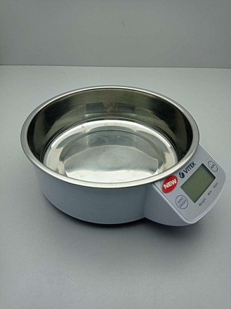 Електронні кухонні ваги, знімна чаша для продуктів, навантаження до 5 кг, точніс. . фото 3