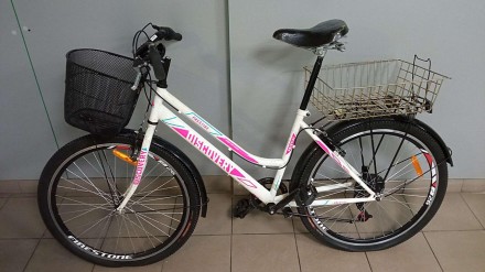 Женский городской велосипед, размер рамы: 17.0 дюйм, рама: сталь, колеса 26 дюйм. . фото 2