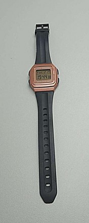 Кварцовий наручний годинник, чоловічий, цифровий, пластиковий корпус, браслет: п. . фото 7