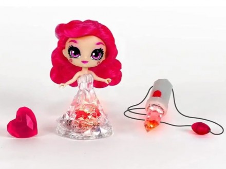 Лялька світлодіодна Кристаліна кварц з амулетом Crystalina Dolls - Rose Quartz L. . фото 5