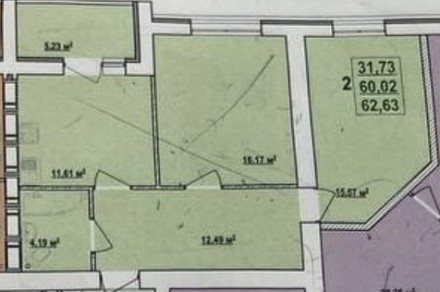 Номер оголошення на сайті компанії: SF-2-306-273-OB.
 У продажу 1- кімнатна квар. . фото 2