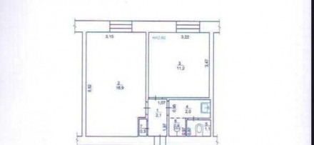 Номер оголошення на сайті компанії: SF-2-794-390-OB.
Продається двокімнатна квар. Алмазный. фото 2