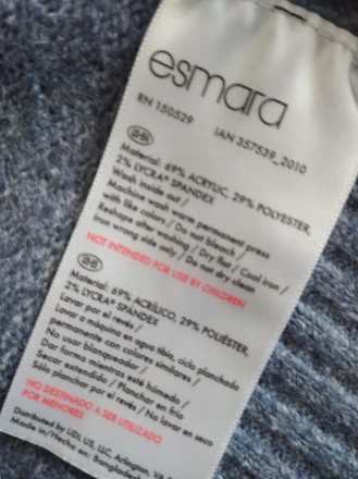Красивый удлиненный кардиган , кофта под пояс джинсового цвета, Esmara, р.С, Сто. . фото 6