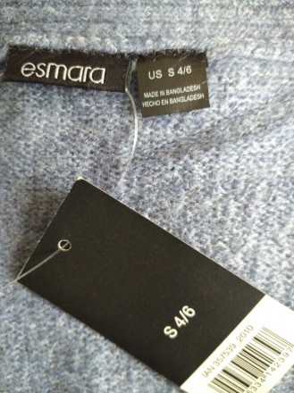 Красивый удлиненный кардиган , кофта под пояс джинсового цвета, Esmara, р.С, Сто. . фото 5
