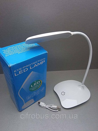 Лампа настольная, питание от USB. Светодиодная настольная лампа, идеальное решен. . фото 2