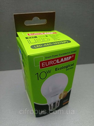 Загальна інформація про товар Eurolamp LED-A60-10273 (P)
Лампа led Eurolamp LED-. . фото 3