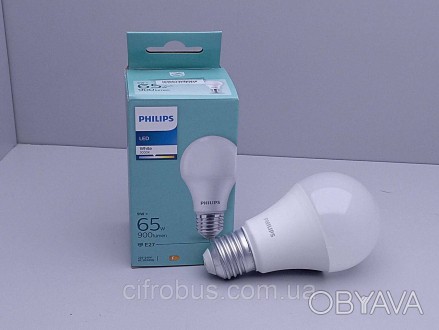 Philips Ecohome LED Bulb А60 9W E27 3000K
Внимание! Комиссионный товар. Уточняйт. . фото 1