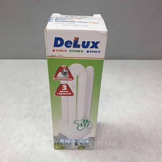 Лампочки Б/У DeLux EQS-04 38W E27 4100K. Київ. фото 1 Лампочки Б/У DeLux EQS-04 38W E27 4100K. Київ. фото 1