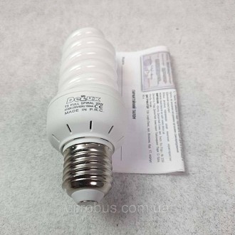 Виробник: Delux Тип лампи Енергоощадна Потужність Вт 20 Вт Цоколь E27 Форма ламп. . фото 3