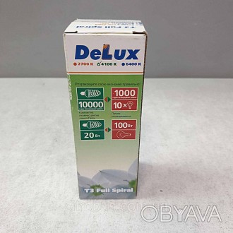 Виробник: Delux Тип лампи Енергоощадна Потужність Вт 20 Вт Цоколь E27 Форма ламп. . фото 1