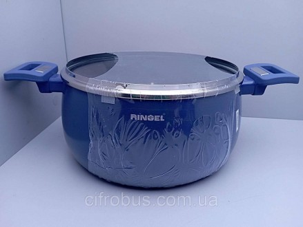 Каструля RINGEL Piment RG-2127-24 (5.6 л) 24 см
Каструля з високоякісного алюмін. . фото 2