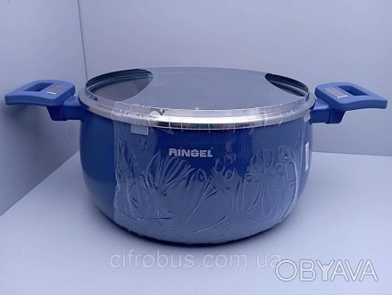 Каструля RINGEL Piment RG-2127-24 (5.6 л) 24 см
Каструля з високоякісного алюмін. . фото 1