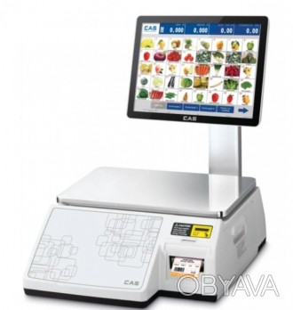 Весы с печатью чека CAS CL7200S-2 – системное торговое оборудование с функцией п. . фото 1