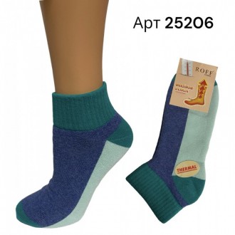 
Теплые махровые женские термо носки Roff арт 25206
Зимние махровые, очень теплы. . фото 6
