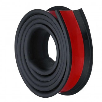 Молдинг на колесные арки BLACK длина 1,5м в одном рулоне (резина, комплект 4шт.). . фото 5