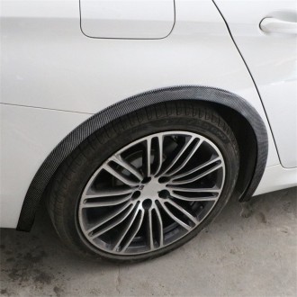 Молдинг на колісні арки CARBON довжина 1,5 м в одному рулоні (гума, комплект 4 ш. . фото 7