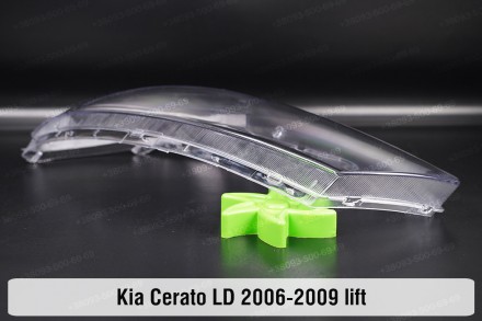 Скло фари Kia Cerato LD (2006-2009) I покоління рестайлінг ліве.
У наявності скл. . фото 8