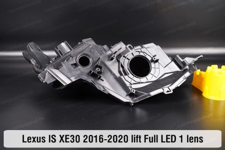 Новий корпус фари Lexus IS IS200 IS350 XE30 Full LED 1 лінза (2016-2020) III пок. . фото 4
