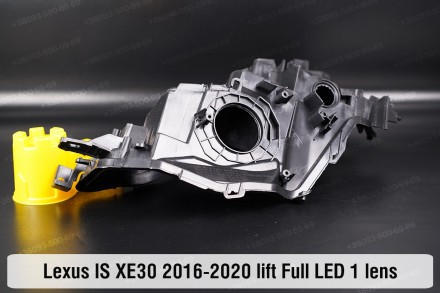 Новий корпус фари Lexus IS IS200 IS350 XE30 Full LED 1 лінза (2016-2020) III пок. . фото 8