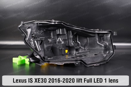 Новий корпус фари Lexus IS IS200 IS350 XE30 Full LED 1 лінза (2016-2020) III пок. . фото 2