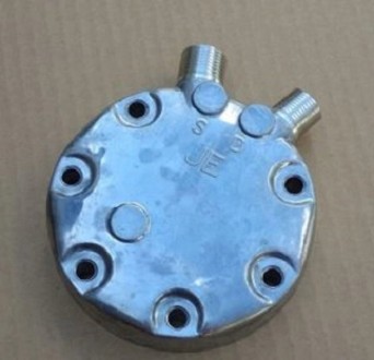 Компрессор кондиционера Case, New Holland, Claas 7h15 132 mm. A2 (7863) Rotolock. . фото 4