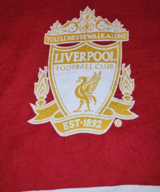 Полотенце FC Liverpool, Torres, официальный продукт, 100%-соtton, размер 140х70с. . фото 5