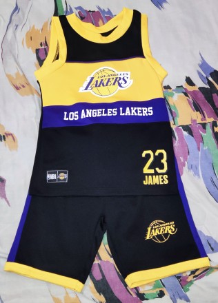 Детская, баскетбольная форма Primark NBA Los Angeles Lakers, James, примерно, на. . фото 4