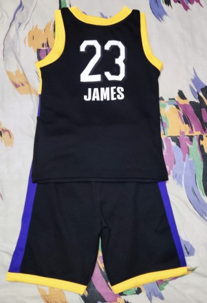 Детская, баскетбольная форма Primark NBA Los Angeles Lakers, James, примерно, на. . фото 5