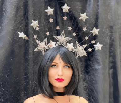  Обруч Star Queen 19-938SL Яркий аксессуар для женского карнавального образа на . . фото 2