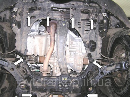 Н
Защита двигателя, КПП, радиатора для автомобиля:
Fiat Sedici (2006-) Кольчуга
. . фото 3