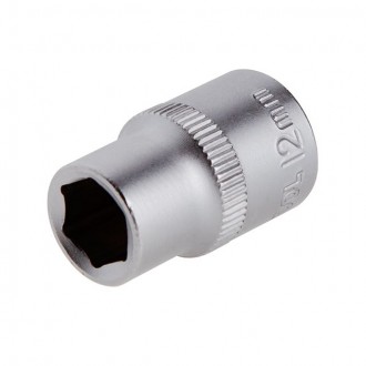Головка шестигранна 1/2", 12мм*38мм. INTERTOOL ET-2012. Полтава. фото 1 Головка шестигранна 1/2", 12мм*38мм. INTERTOOL ET-2012. Полтава. фото 1