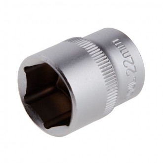 Головка шестигранна 1/2", 22мм*38мм. INTERTOOL ET-2022. Полтава. фото 1 Головка шестигранна 1/2", 22мм*38мм. INTERTOOL ET-2022. Полтава. фото 1