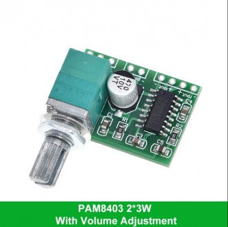 PAM8403 Мини-5 В цифровой аудиоусилитель Плата Модуль усилителя мощности с перек. . фото 2