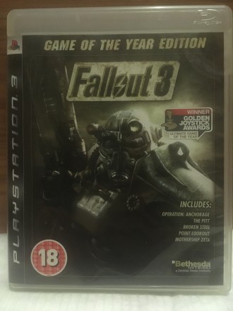 Fallout 3 GOTY edition для PS 3. В комплекті мануал. Мова англійська.. . фото 2