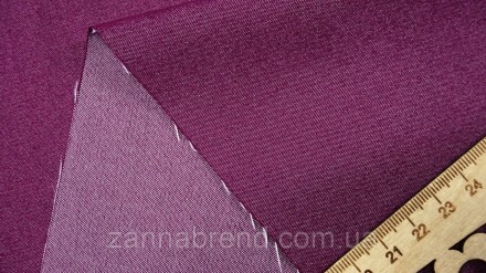  Ткань джинс-коттон цвет пыльно-пурпурный - податливая, достаточно мягкая, немно. . фото 3