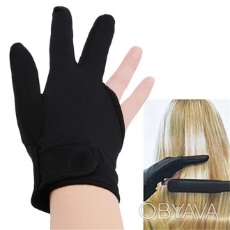 Термостойкая парикмахерская перчатка Kalipso Heat Resistant Glove используется п. . фото 1