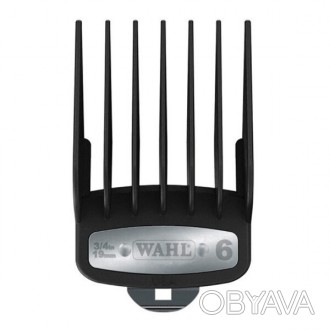 Насадка Wahl Premium Cutting Guides Black №6 19 мм (03421-106) выполнена из мине. . фото 1