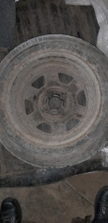 Продам колёсный диск 14 радиуса, ЕТ-43 вынос,ставился на старые Опеля.Разболтовк. . фото 4